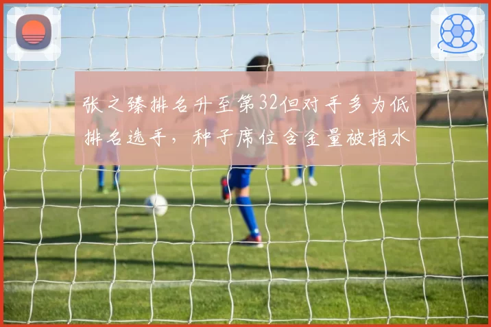 张之臻排名升至第32但对手多为低排名选手,种子席位含金量被指水分大